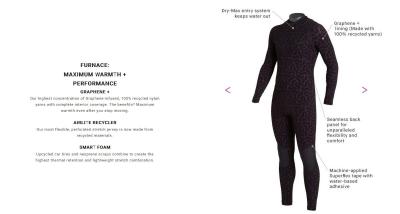 Billabong graphene-infused wetsuit image