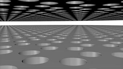 A visualization of the acoustic graphene array image