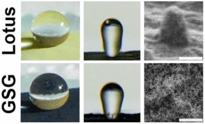 Team discovers novel water-repellent graphene image