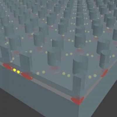 Artificial graphene semiconductor image